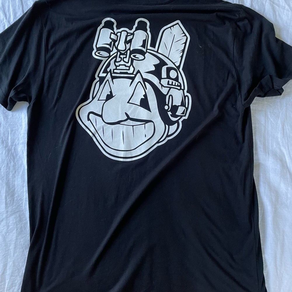 Superior Defense ‘Wahoo’ Black & White Tee - Large - NWOT - Made in USA - Supdef